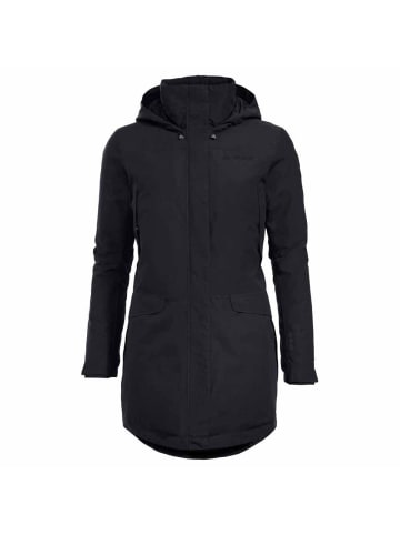 Vaude Jacke Skomer Wool Parka in Schwarz