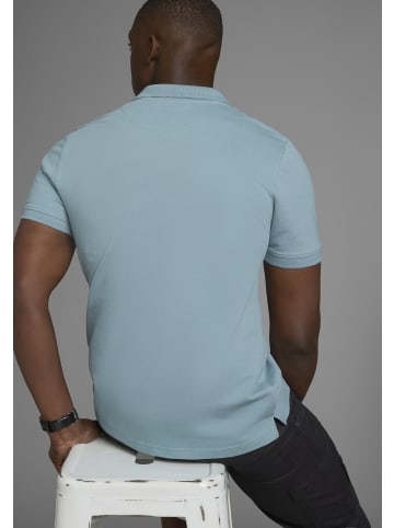 Man's World Poloshirt in blaugrau
