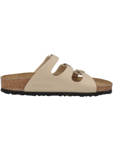 Birkenstock Pantolette Florida Birko-Flor schmal in beige