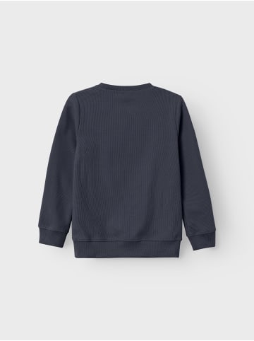 name it Lässiger Pullover mit Känguru Tasche Design Sweater in Dunkelblau-2