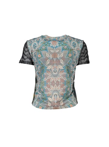 Desigual Blau Polyester Damen T-Shirt