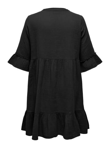 ONLY Carmakoma Kleid mit Schößchen in Black
