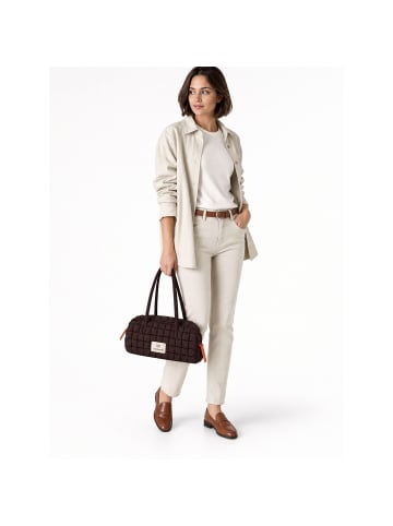 Les Visionnaires Unio Zicke Schultertasche 35 cm chocolate