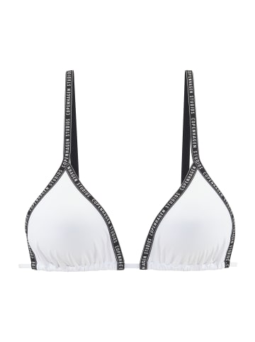Copenhagen Studios Triangel-Bikini-Top in weiß