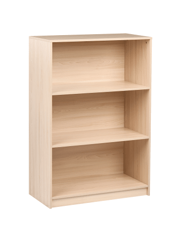 Beliani Bücherregal ZEHNA in Braun - (W) 80 x (H) 117 x (L) 40 cm