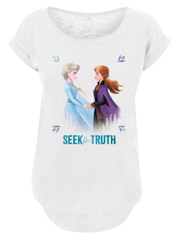 F4NT4STIC Long Cut T-Shirt Disney Frozen 2 Elsa And Anna Seek The Truth in weiß