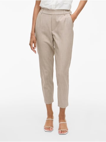 Vila High Waist Hose in Natural Melange