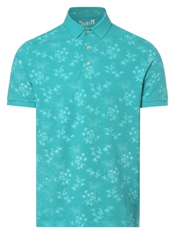 Nils Sundström Poloshirt in aqua