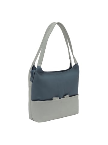 VLD VOi Leather Design Boston Hera Shopper Tasche Leder 30 cm in ocean-marmor