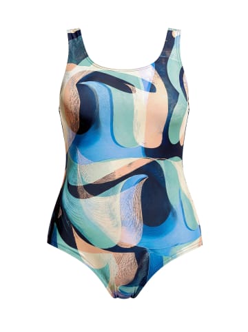 Ulla Popken Badeanzug in salbei