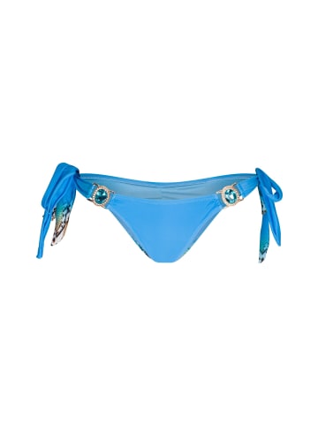 Moda Minx Bikini Hose Poison Paradise seitlich gebunden in Blau