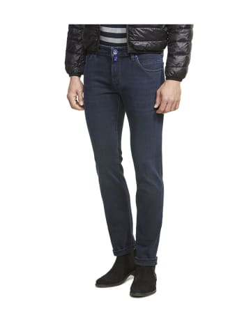 Meyer Five-Pocket-Jeans Super Stretch Dual Core Denim M5 SLIM in marine