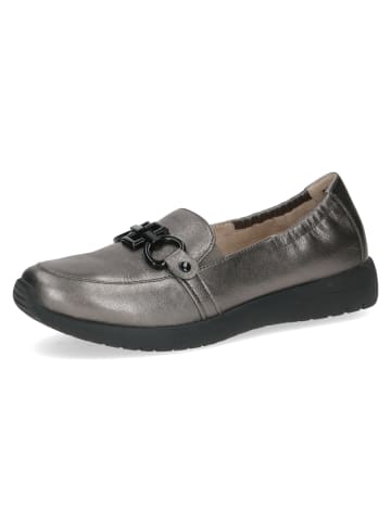 Caprice Slipper in dk grey metallic