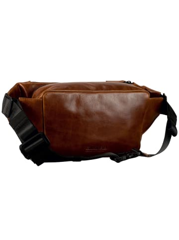 Leonhard Heyden Porto Gürteltasche Leder 28 cm braun