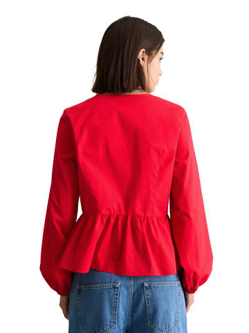 Marc O'Polo DENIM Schleifenbluse relaxed in Carmine Red