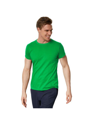 tectake Einfarbiges T-Shirt für Männer, grün