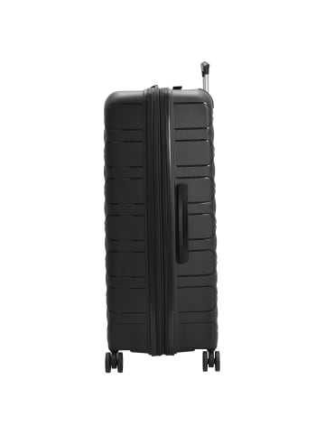 D&N Travel Line 4700+ - 4-Rollen-Trolley L 78 cm erw. (schwarz) in schwarz