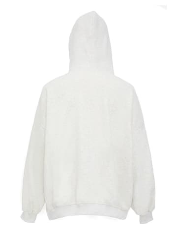 Homebase Kapuzenpulli in Weiss Melange