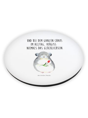 Mr. & Mrs. Panda magnet Chinchilla Blume mit Spruch in Weiß