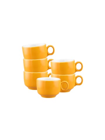 Seltmann Weiden 6er Set Espressotassen Sento Home Pure Colors in 80 ml in Mango Orange