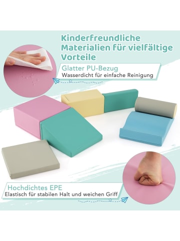 COSTWAY 7 tlg. Schaumstoffbausteine in Blau