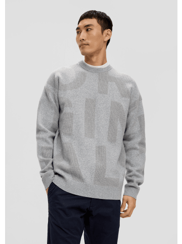 s.Oliver Strickpullover langarm in Grau