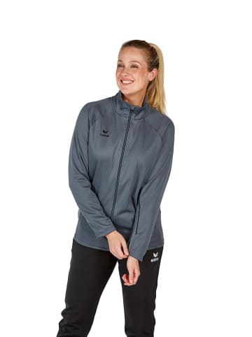 erima Liga Star Polyester Trainingsjacke in slate grey/schwarz