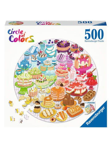 Ravensburger Puzzle 500 Teile Circle of Colors - Desserts & Pastries Ab 12 Jahre in bunt