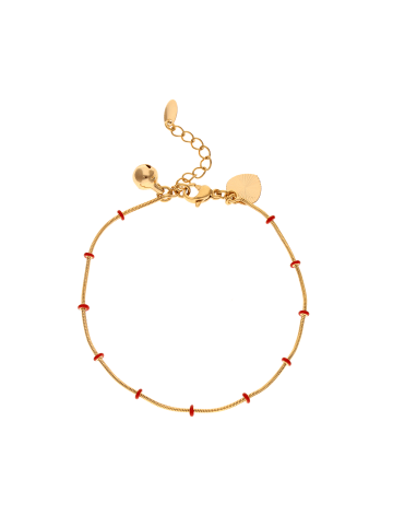 faina Women Bracelet in Rose Gold Red