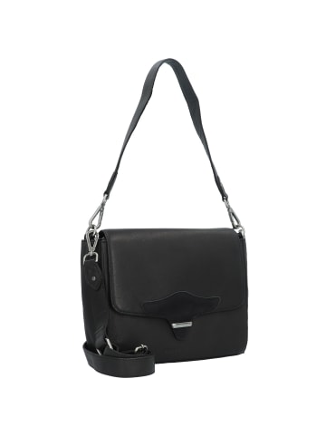 Cowboysbag Schultertasche Leder 27 cm in black