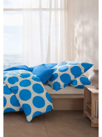 Hessnatur Hessnatur Renforcé Bettwäsche Set BOLLO aus reiner Bio-Baumwolle in kornblume