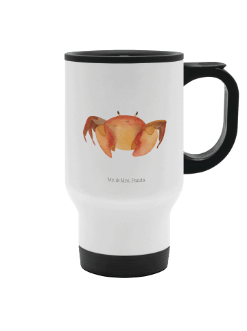 Mr. & Mrs. Panda To-Go-Becher Sternzeichen Krebs ohne Spruch in Weiß