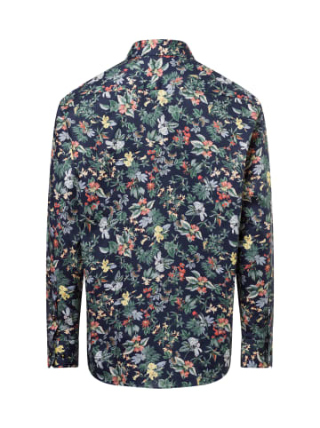 Eterna Hemd in marine mehrfarbig