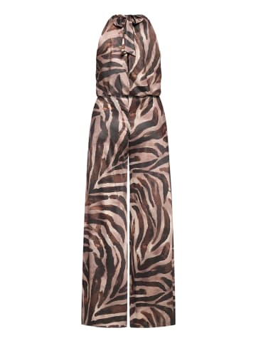 Vera Mont Jumpsuit mit Animalprint in Brown/Brown