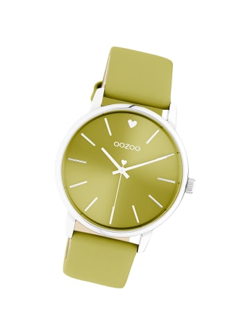 Oozoo Analog-Armbanduhr Oozoo Timepieces ockergelb groß (ca. 40mm)