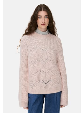 Camel Active Pullover mit strukturiertem Strickmuster in Lilarosa
