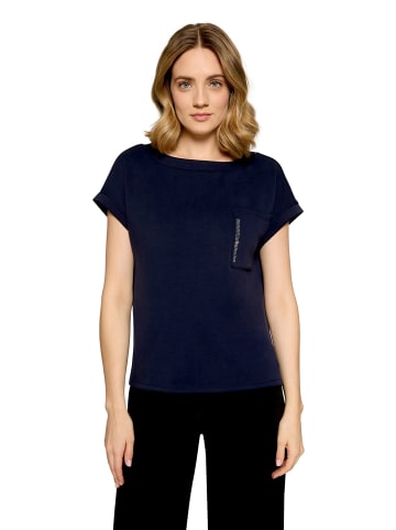 Betty Barclay Sweatshirt mit Seitenschlitzen in dunkelblau