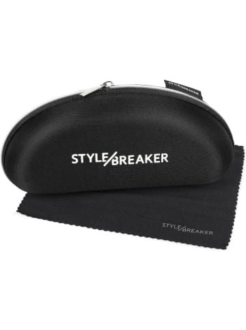 styleBREAKER Brillenetui in Schwarz