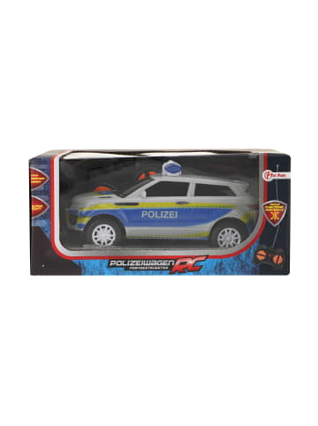 Toi-Toys Ferngesteuertes Auto - Polizei mit Blaulicht und Sirene (16cm) in mehrfarbig