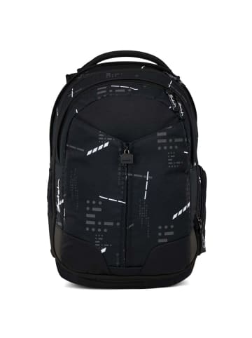 Satch Match - Schulrucksack 45 cm 2025 erw. (seismic green) in ninja matrix