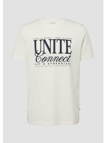 s.Oliver T-Shirt in 02D1_creme