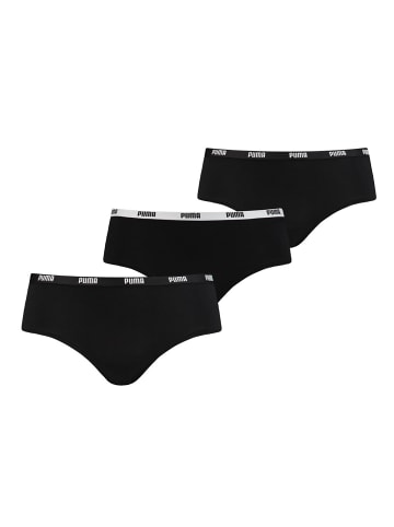 Puma Panty 3er Pack in Schwarz