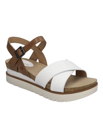Josef Seibel Plateau Sandalen für Damen in weiß