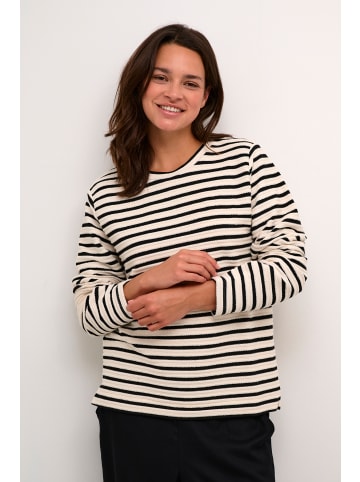 Kaffe Langarm-Shirt BPsabine Regular fit in Black_White Stripe