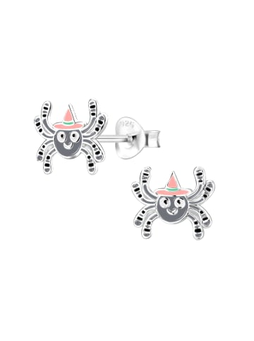 Alexander York Ohrstecker-Set SPINNE und SPINNENNETZ in 925 Sterling Silber, 2-tlg.