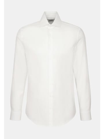 Seidensticker Langarm Business Hemd für Herren in weiß