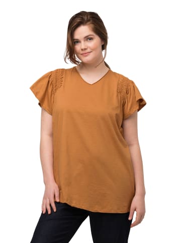 Ulla Popken Longshirt in ocker