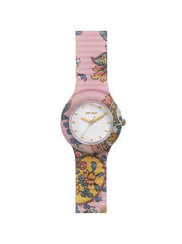 Hip Hop Uhren paisley weiss