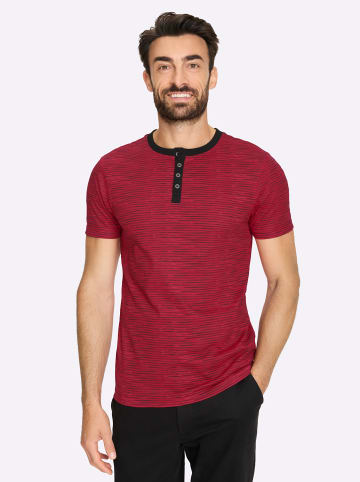 WITT WEIDEN Kurzarmshirt in rot-schwarz-gestreift