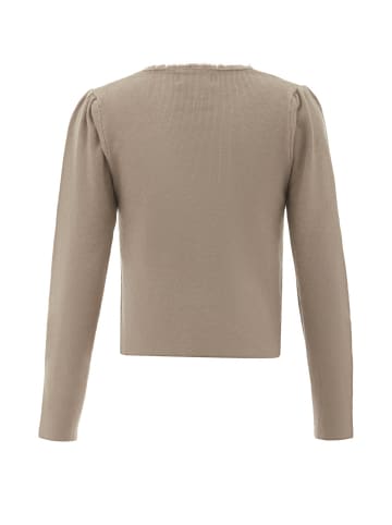 faina Women Cardigan in Taupe